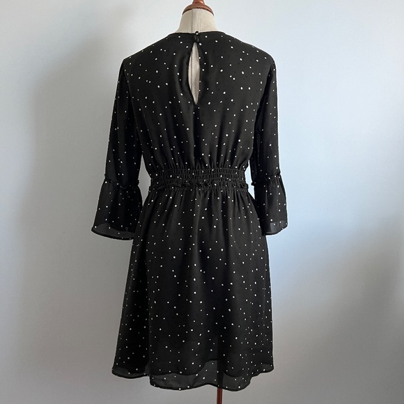 H&M - Kaki Polka Dot Midi Dress - Picture 11 of 11
